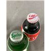 Image 3 : 2 Vintage Mini Soda Pop Bottles, Michelin Playing Cards & Peterbilt 8" Metal Decal
