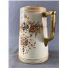Image 2 : Pretty Vintage Crown Devon Fieldings Stoke on Trent England 8" H Pitcher w/ Gold Accents