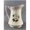Image 1 : Vintage Alfred Meakin England 7"H Pitcher w/ Gold Accents. Some chipping on bottom. Displays well.
