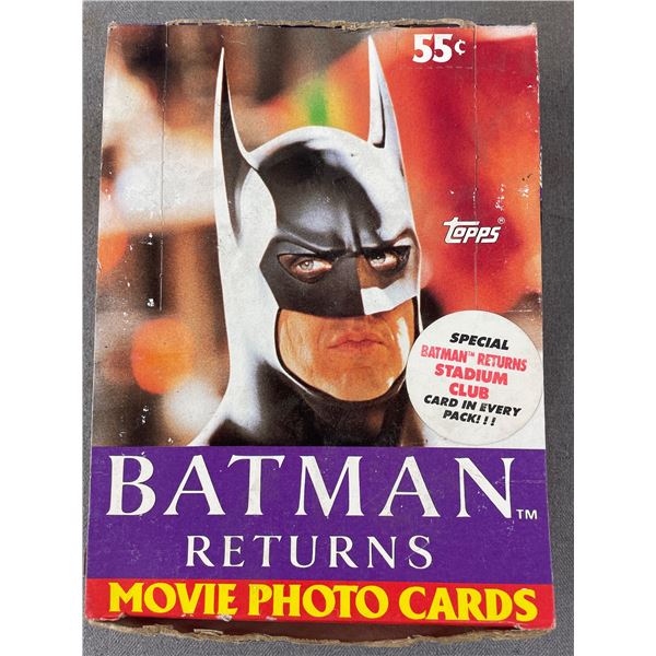 Empty Topps 1992"Batman Returns Movie Photo Cards Box Only