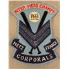 Image 3 : 3 Large Vintage Jacket Patches - Willowdale Dodgers Hockey Club (6"W), 1961 Inter Mess Champs Metz F