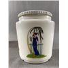 Image 7 : 2 Vintage  Evyan White Shoulders Art Deco Style Powder Boxes, 1 w/ Contents  & Women Inspired Decora