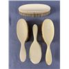 Image 1 : Nice Vintage Lot Of French Ivory Vanity Brushes