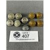 Image 1 : 10 Small C,N,R, Tunic Buttons From Early 1900's