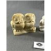 Image 2 : Pearlite owls & 1 Soapstone Made in Canada