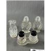 Image 2 : Vintage Crystal Salt & Pepper Set