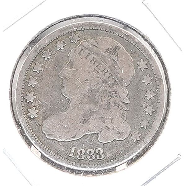 1833 Caped Bust Dime
