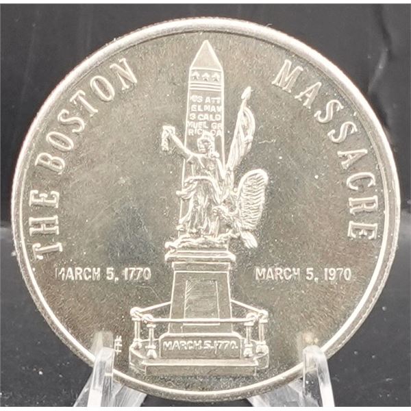 1970 Boston Massacre Commemorative Coin