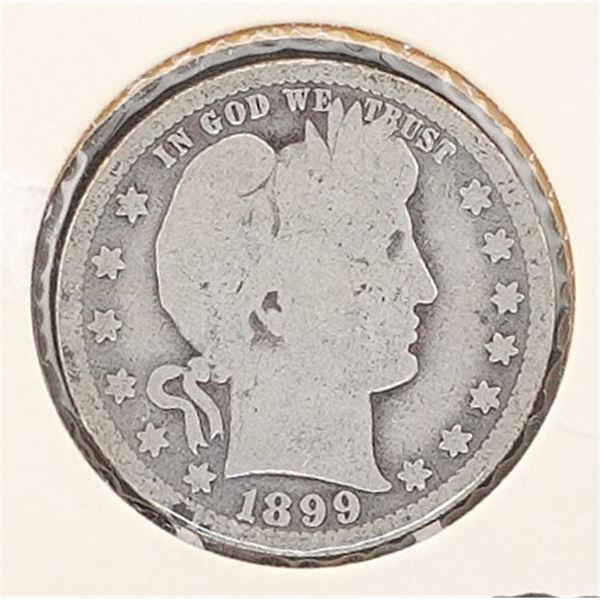 1899-O Barber Quarter