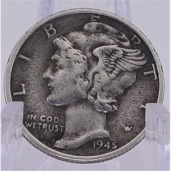 1945-S Micro S Mercy Dime