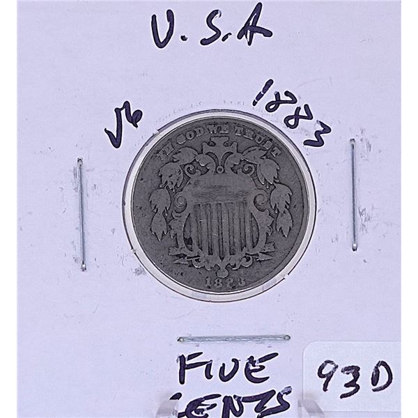 1883 Shield Nickel