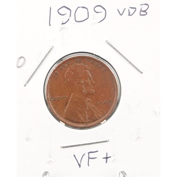 1909 VDB Wheat Cent