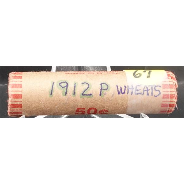 Roll of 1912 Wheat Cents