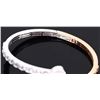 Image 3 : 10K ROSE/WHITE GOLD DIAMOND HEART LADIES BRACELET