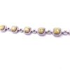 Image 2 : 5.33CTW DIAMOND 14K WHITE & YELLOW GOLD BRACELET