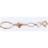 Image 3 : 14K TRI-GOLD HEART LADIES BRACELET