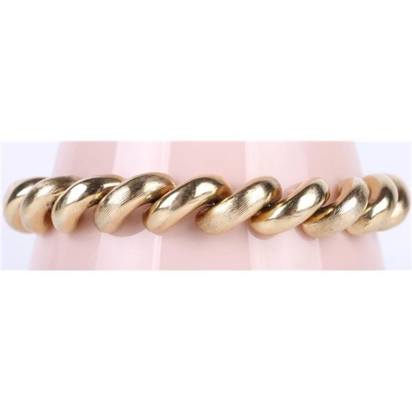 SAN MARCO 14K YELLOW GOLD UNISEX BRACELET