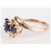 Image 2 : HOLY TRINITY 3-SAPPHIRE 10K GOLD LADIES RING