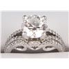 Image 1 : 2.03 CT BRILLIANT RND. LAB DIAMOND BRIDAL SET