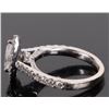 Image 2 : 1.2CTW NATURAL PEAR DIAMOND 14KT. GOLD RING