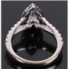 Image 3 : 1.2CTW NATURAL PEAR DIAMOND 14KT. GOLD RING
