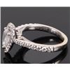 Image 4 : 1.2CTW NATURAL PEAR DIAMOND 14KT. GOLD RING