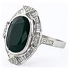 Image 2 : 10.42CT EMERALD & 0.98CTW DIAMOND 14K GOLD RING