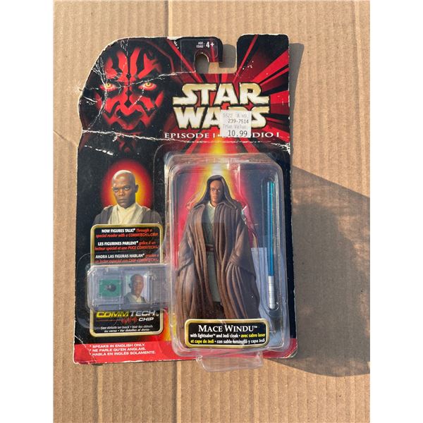 Star Wars episode 1 Mace Windu Figure in Package