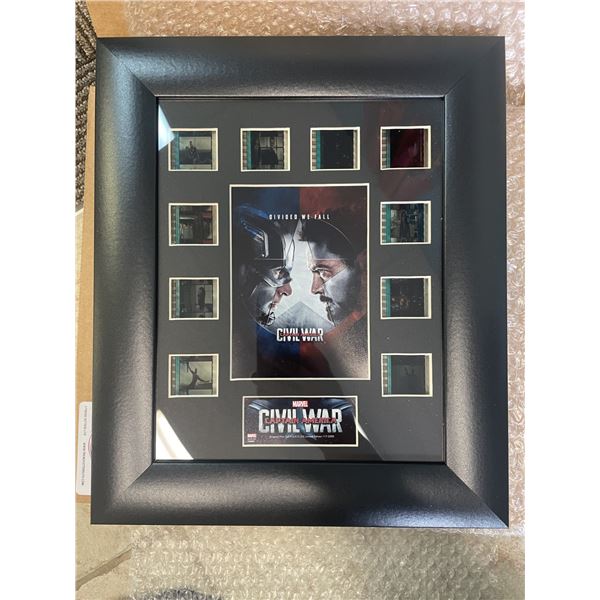 Captain America: Civil War Mini Montage with TEN Framed FILM CELLS!
