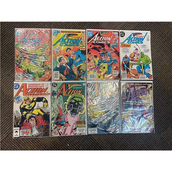 Action Comics  Issues # 519, 524, 530, 563, 594, 649, 650, 656