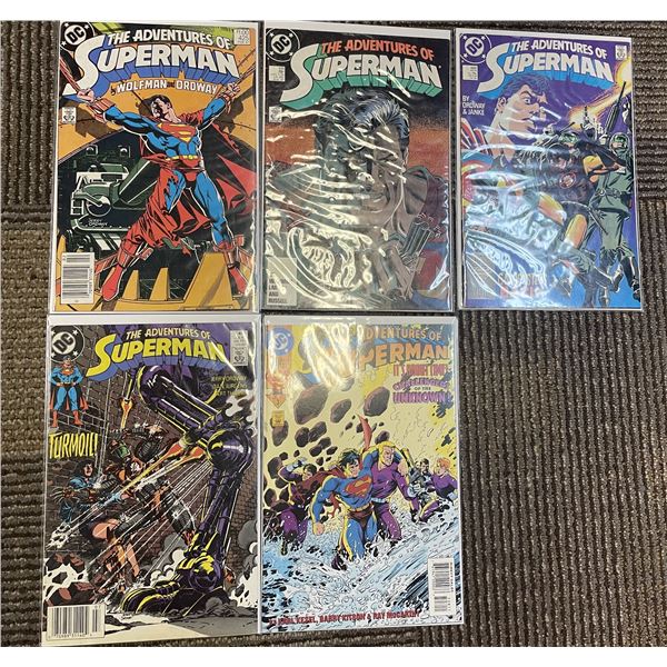 Adventures of Superman ISSUES # 425, 431, 446, 456, 508