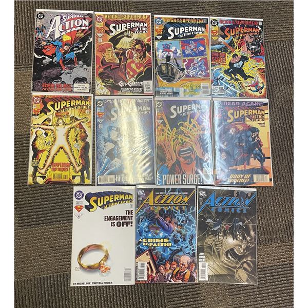 Superman in Action Comics Issues # 666, 688, 689, 691, 693, 694, 698, 705, 720, 849, 851