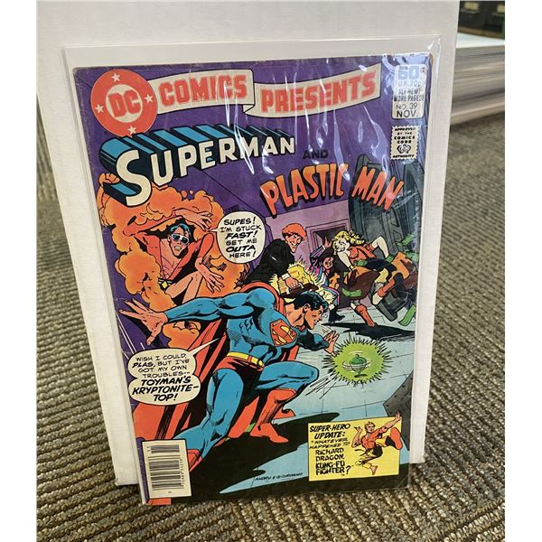 DC Comics Presents 39 1981 NM Superman Plastic Man Richard Dragon Kung-Fu