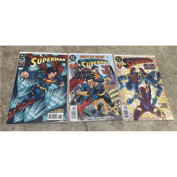 DC Comics Superman ISSUES #98, 102 and 103