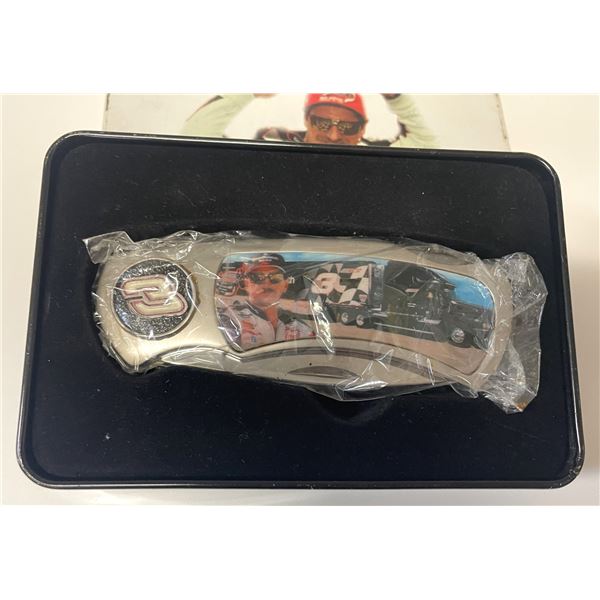 Dale Earnhardt  Jack Knife in Tin Box