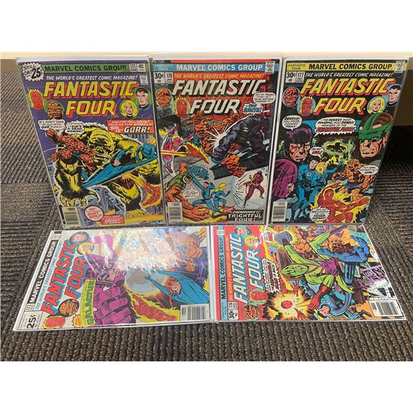 Marvel Comics Fantasit Four #171, 173, 176, 177, 178