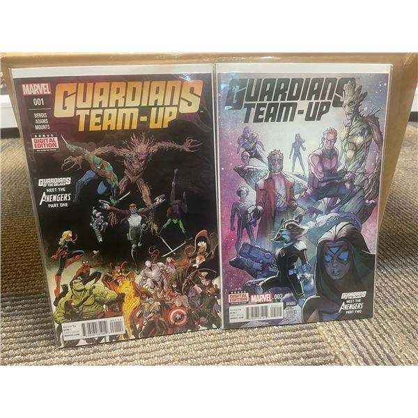 2 Marvel Guardians Team-up Comics