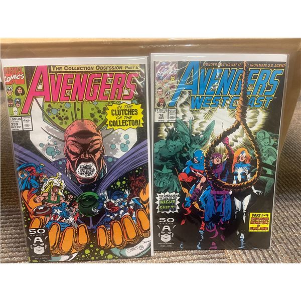 2 Marvel Avengers comics