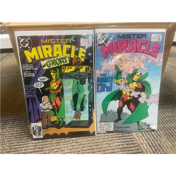 2 DC Mister Miracle Comics