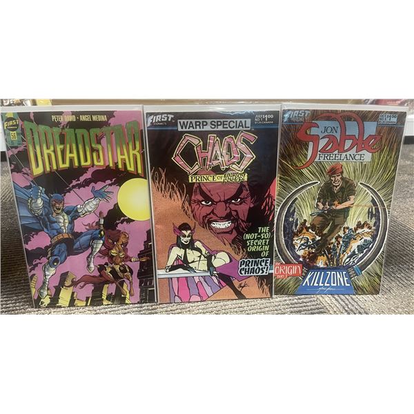 Group of 3 First Comics