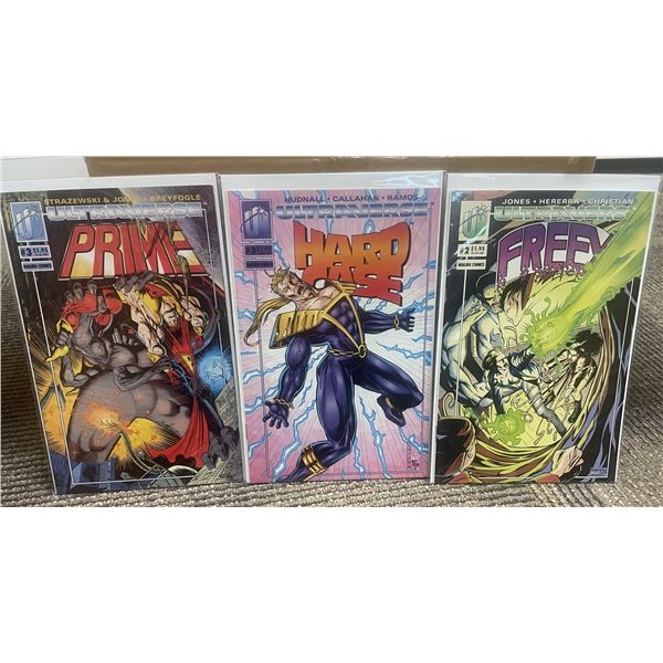 Group of  3 Malibu Comics