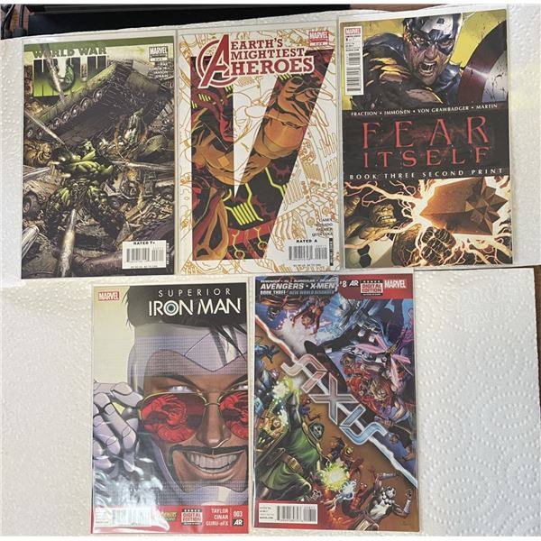 Group of  5 Marvel Comics