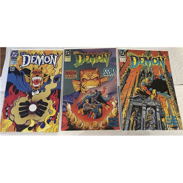 THREE DC Comics The Demon