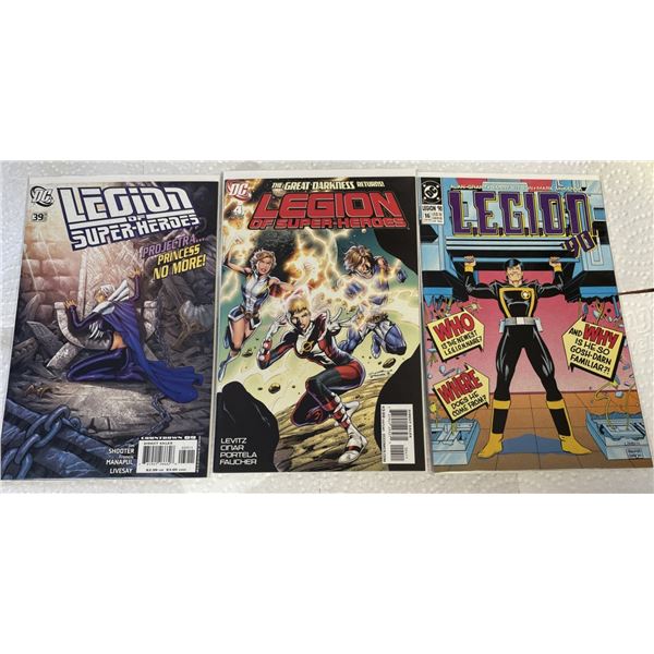 THREE DC Comics Legion of Superheros