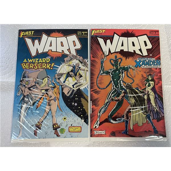 First Comics WARP No. 4 and No. 10