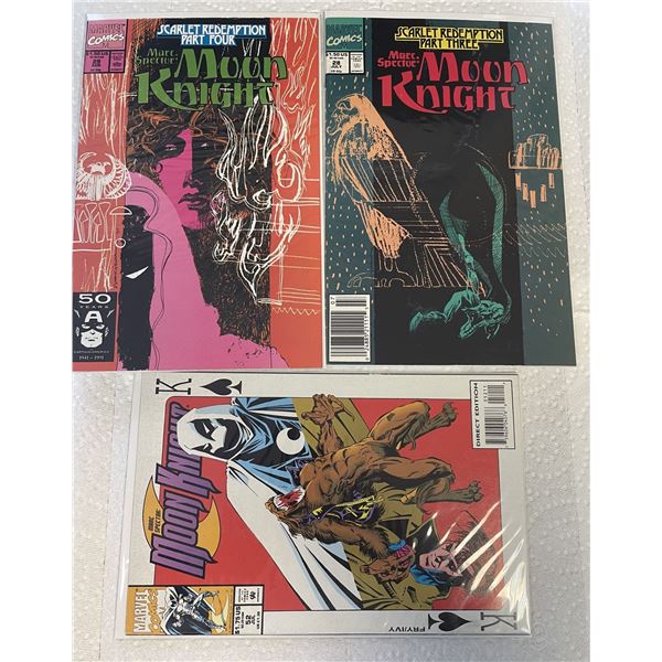 THREE COMICS Moon Knight