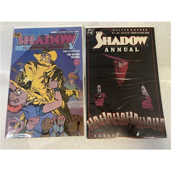 TWO COMICS  DC Comics The Shadow