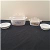 Image 1 : 2 Corningware Dishes With Lids 5L & 1.5L & 2 Corelle Bowls