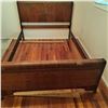 Image 1 : Wooden Bedframe with Headboard & Footboard