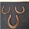 Image 1 : 3 Vintage Horseshoes
